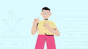 create a 2d animated saas explainer video or app demo