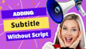 add subtitle for youtube in urdu,hindi,punjabi, english