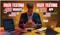 do user testing, usability, user experience, website review