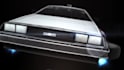 create your logo or text on delorean back to the future car