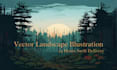 draw vector landscape illustrations in 24 hours with ai