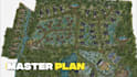 create 2d master plan, urban site, landscape architect, map illustration