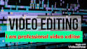 do professional video editing, youtube video editors