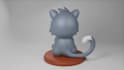 model 3d character in blender or zbrush for 3d printing