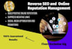perform reverse SEO, online reputation management, ORM for your brand