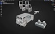 3d car modeling for 3d printing and game development