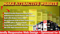 create wordpress responsive web desing UX UI SEO friendly high conversion