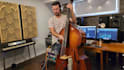 record upright bass for your song