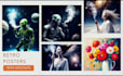 create trendy etsy digital wall art