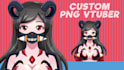 design professional pngtuber avatar model for streamer