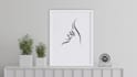 do custom arabic calligraphy wall art, logo, typography and name calligraphy
