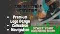 create a shopify drop shipping store and shopify website