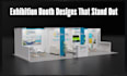 create your exhibition trade show booth and backdrop design