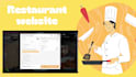 create a restaurant website with online ordering system
