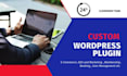 develop any wordpress custom plugin php