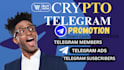 grow crypto telegram promotion, crypto telegram marketing, telegram subscribers