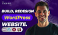 build wordpress website, create blog website or design, redesign wordpres