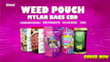 design unique mylar bag, weed pouch and cbd product labels