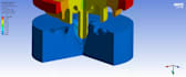 do the fea and cfd analysis using solidworks and ansys