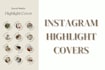 create instagram story highlight cover icons design