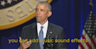 do a hyper realistic voiceover of barack obama