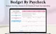 create excel yearly monthly paycheck budget spreadsheet weekly financial planner