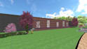 make realistic 3d park landscape design