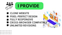 create copy, and clone website an HTML CSS and next js