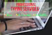 provide professional data entry services for you