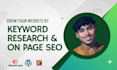 do high volume  keyword research on page seo