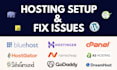 setup web hosting on bluehost, godaddy, hostinger, hostgator
