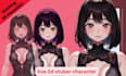 do 2d character design 2d cartoon animation video live2d 2d anime 2d avatar nfsw