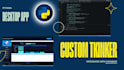create a python project of scripting, scraping, desktop app