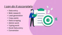 provide fast data entry, web research and typing jobs