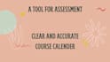 create your course outline  and curriculum