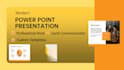 design powerpoint presentation template canva, google slides investor pitch deck