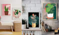 print on demand minimalist boho style wall arts