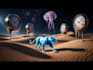 create an ai generated animated trippy and mind bending video