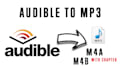 convert 20 audiobook to mp3 or m4a or m4b with chapter
