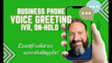 record a professional voicemail greeting for your business