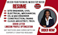 write mechanical, civil, electrical, construction, and tech engineering resume