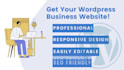 design and develop a professional business wordpress website