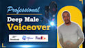 provide a deep american male voice over