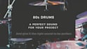 add 80s drums to your song