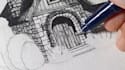 draw hand drawn cottage illustrations for real estate