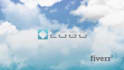 do jet plane fly through sky clouds logo reveal intro opener