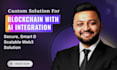create solutions by integrating ai with blockchain technology