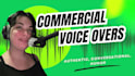 deliver a voice over for your commercial or advertisement