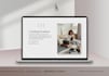 create a website design for your brand in PSD or figma