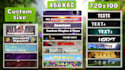 create banner animation for minecraft, hytale, fivem server liste